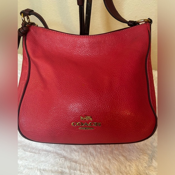 Coach Contrast Trim Ellie File Bag (Watermelon) - Picture 3 of 6